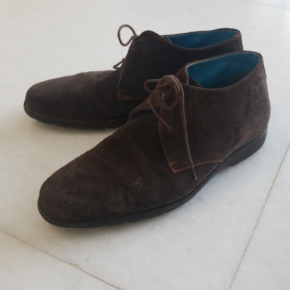 Mens Michael Toschi SL800 Suede Chukka Boots - Picture 2 of 5
